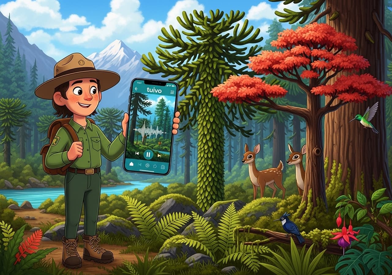 Fondo de paisaje natural